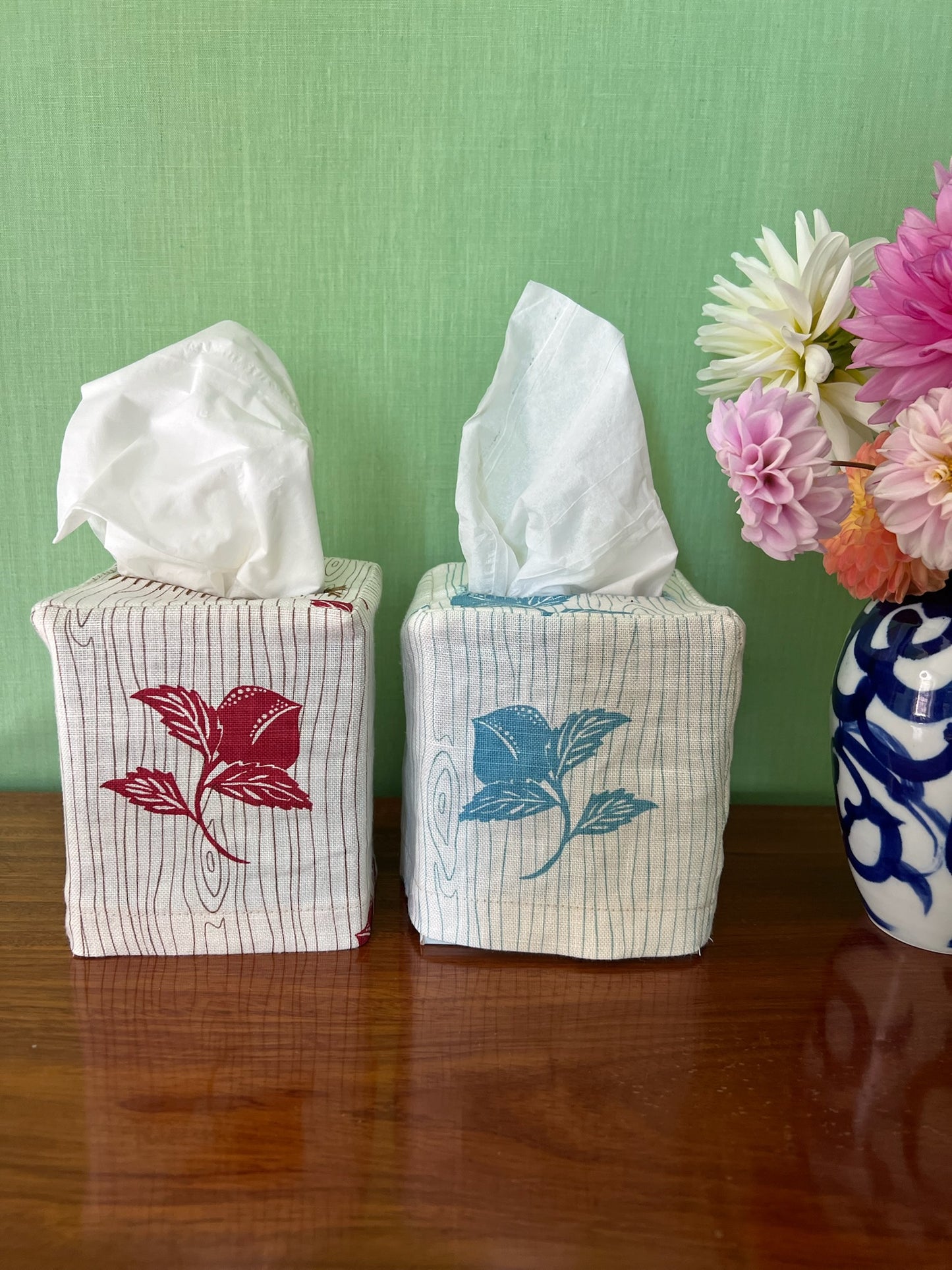 Cherry Blossom Tissue Box Cover